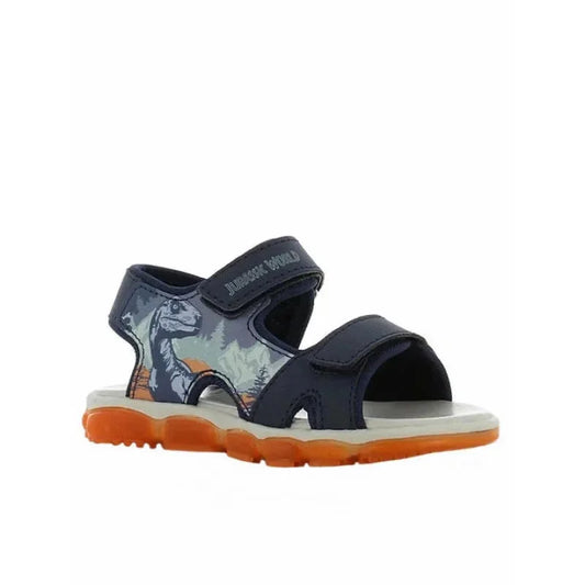 Leomil Jurassic Παιδικά Ανατομικά Πέδιλα Με Φωτάκια Για Αγόρια Navy Μπλε Πέδιλο Αγόρι Φωτάκια / Sandal Boy Lights Jurassic-SS22-JW001075-Navy-Poline-_-_-587