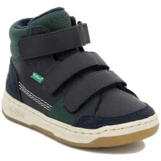 Kickers Kickers Παιδικά Μποτάκια με Σκρατς Μπλε Μποτάκι Αγόρι / Boots Boys Kickers-AW23-910900-30-103-Marine-Poline-_-_-398