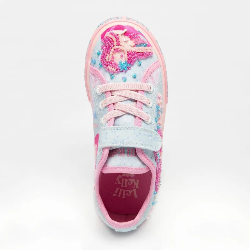 Lelli Kelly Lelli Kelly Παιδικά Sneakers για κορίτσια Γαλάζιο Πολύχρωμο Πάνινα Κορίτσι / Canvas Girl LKED3480-BF02-5100