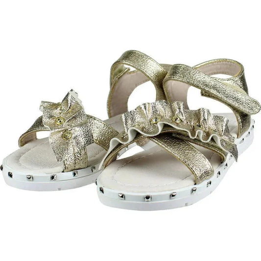 Lelli Kelly Lelli Kelly Παιδικά Ανατομικά Πέδιλα για Κορίτσι Χρυσά Πέδιλο Κορίτσι / Sandals Girl Lelli-Kelly-LK9584-Gold-Poline-_-_-410