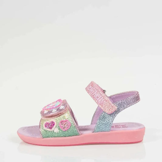 Lelli Kelly Lelli Kelly Παιδικά Πέδιλα για Κορίτσια Πολύχρωμα Πέδιλο Κορίτσι / Sandals Girl Lelli-Kelly-SS22-LK7404-Multi-Glitter-Poline-_-_-551