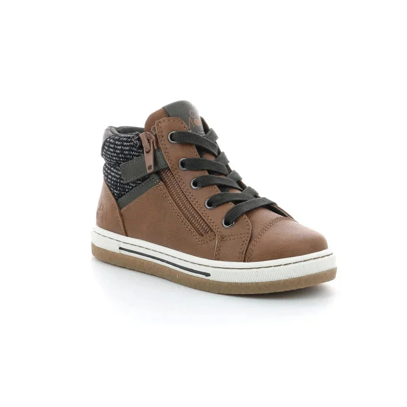 Mod8 Mod8 Παιδικά Ανατομικά Μποτάκια με Κορδόνι και Φερμουάρ Καφέ Μποτάκι Αγόρι / Boots Boys Mod8-AW22-832431-30-116-Camel-Marine-Poline-_-_-582