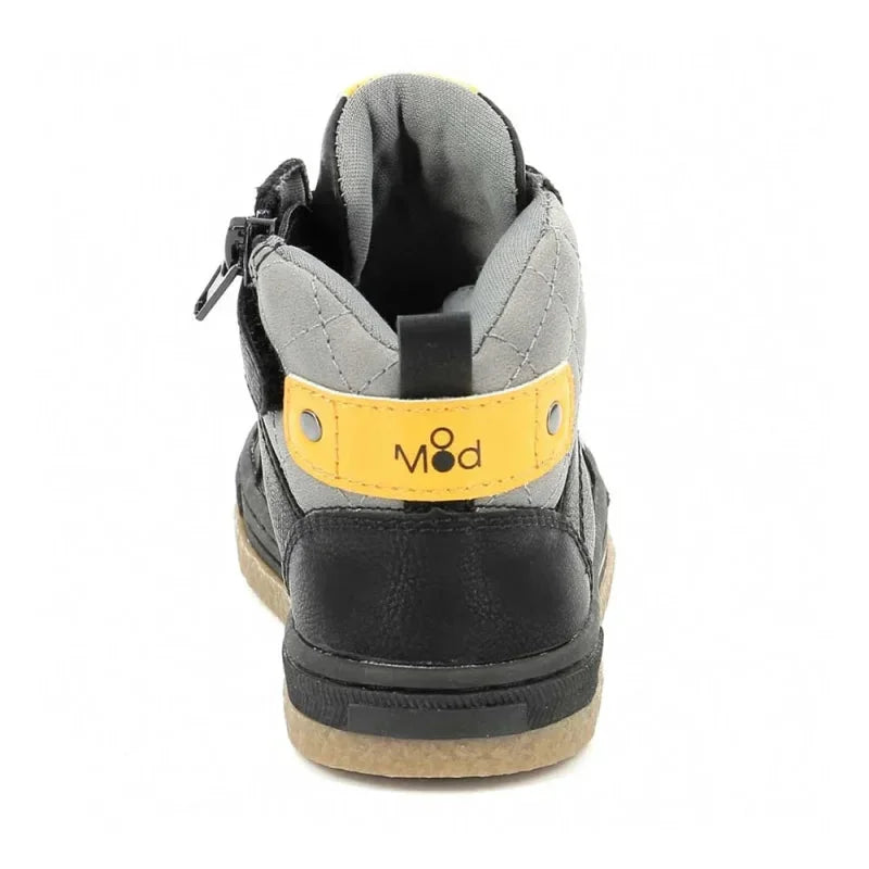 Mod8 Mod8 Παιδικά Ανατομικά Μποτάκια με Κορδόνι και Φερμουάρ Μαύρο Μποτάκι Αγόρι / Boots Boys Mod8-AW23-916390-30-8-Black-Poline-_-_-14