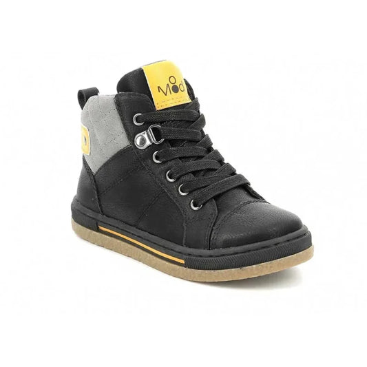 Mod8 Mod8 Παιδικά Ανατομικά Μποτάκια με Κορδόνι και Φερμουάρ Μαύρο Μποτάκι Αγόρι / Boots Boys Mod8-AW23-916390-30-8-Black-Poline-_-_-18