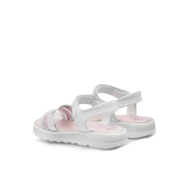 Pablosky Pablosky Παιδικά Ανατομικά Δερμάτινα Πέδιλα για Κορίτσια Λευκά Πέδιλο Κορίτσι / Sandals Girl Pablosky-477800-White-Poline-_-_-763