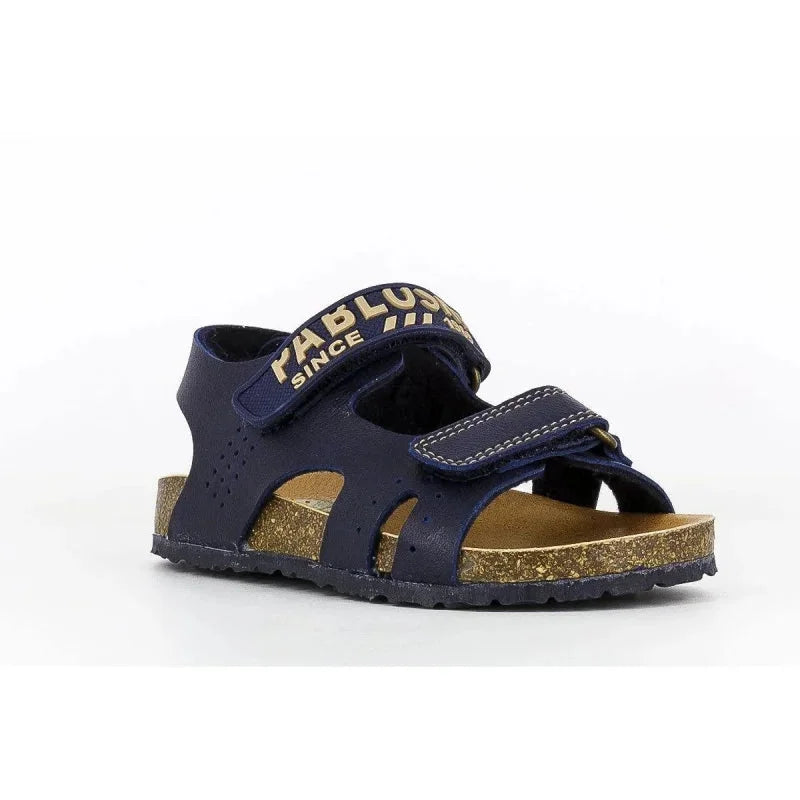 Pablosky Pablosky Παιδικά Πέδιλα Ανατομικά για Αγόρια Navy Μπλε Πέδιλο Αγόρι / Sandals Boy Pablosky-501620-Navy-Poline-_-_-807