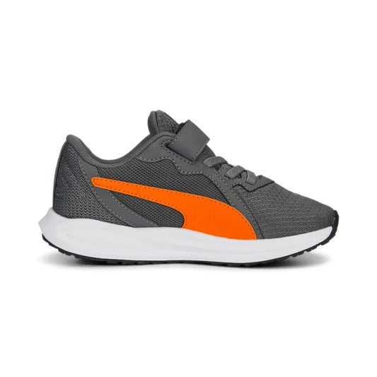 Puma Puma Αθλητικά Παιδικά Παπούτσια Running Twitch Grey / Orange Αθλητικά Αγόρι /Sportshoes Boys Puma-SS23-384538-Dark-Grey-Poline-_-_-266
