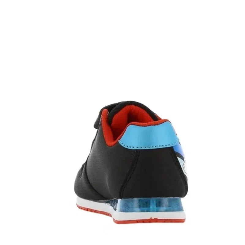 Leomil Super Mario Παιδικά Ανατομικά Sneakers με Φωτάκια για Αγόρια - Μαύρα Παπούτσι Αγόρι Φωτάκια / Shoes with Lights Boy Super-Mario-AW23-MB000785-Black-Poline-_-_-996