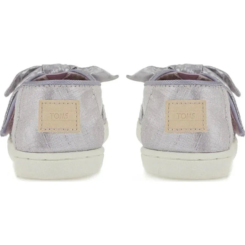 Toms Toms Παιδικές Εσπαντρίγιες με Σκρατς Λιλά Tiny Alpargata Bow Glitz Εσπαντρίγιες Κορίτσι / Espadrilles Girl Toms-10013318-Lila-Poline-_-_-104