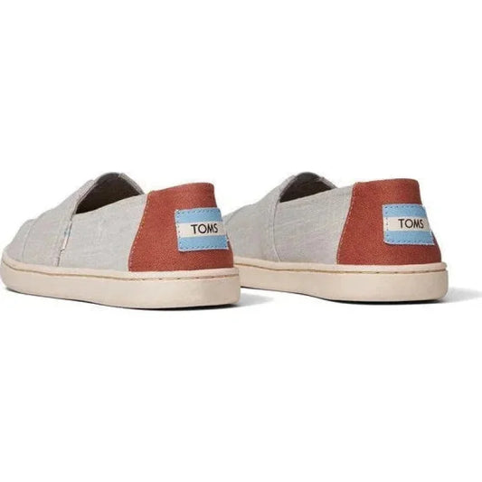 Toms Toms Παιδικές Εσπαντρίγιες Slip-On Γκρι Crosshatch Youth Εσπαντρίγιες Αγόρι / Espadrilles Boy Toms-10015314-Grey-Poline-_-_-664
