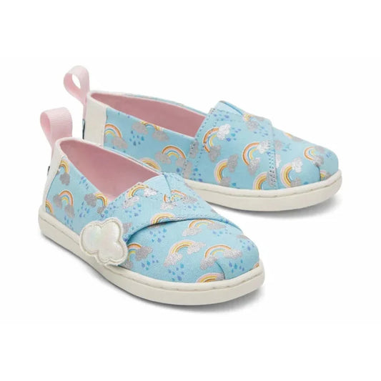 Toms Toms Παιδικές Εσπαντρίγιες Slip-On Μπλε Εσπαντρίγιες Κορίτσι / Espadrilles Girl Toms-SS22-10017763-Blue-Poline-_-_-118
