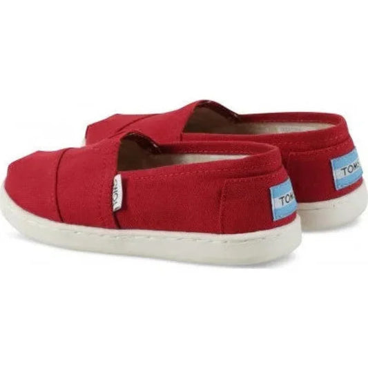Toms Toms Παιδικές Εσπαντρίγιες Slip-On Κόκκινες Alpargata Εσπαντρίγιες Αγόρι / Espadrilles Boy Toms-SS23-10010534-Red-Poline-_-_-59