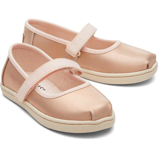 Toms Toms Παιδικές Μπαλαρίνες με Λάστιχο Ροζ Εσπαντρίγιες Κορίτσι / Espadrilles Girl Toms-SS23-10019573-Pink-Poline-_-_-742