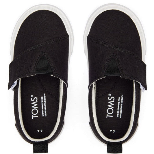 Toms Toms Παιδικές Εσπαντρίγιες με Σκρατς Μαύρες Εσπαντρίγιες Αγόρι / Espadrilles Boy Toms-SS23-10019578-Black-Poline-_-_-981