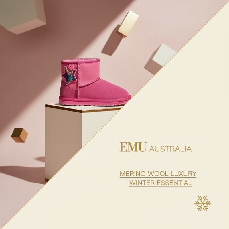 EMU Australia Wallaby Mini Play K12748: Οι Καλύτερες Παιδικές Μπότες Χιονιού σε Ροζ