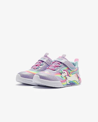 Skechers Unicorn Παιδικά αθλητικά για κορίτσια με φωτάκια Μώβ