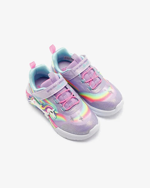 Skechers Unicorn Παιδικά αθλητικά για κορίτσια με φωτάκια Μώβ