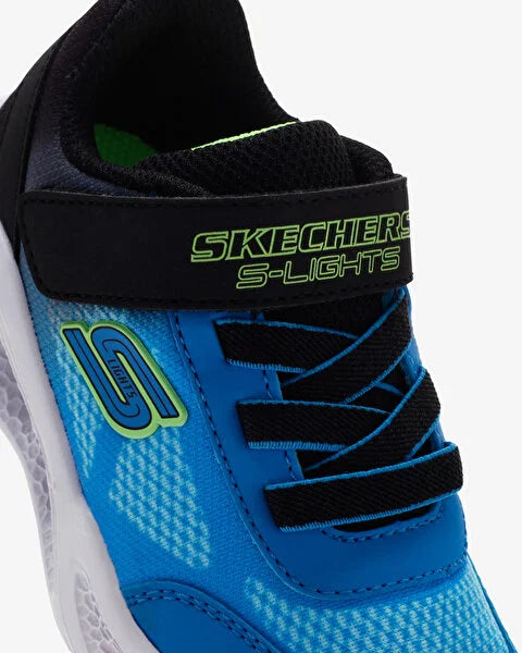 Skechers Παιδικά αθλητικά με Φωτάκια για αγόρια μπλε