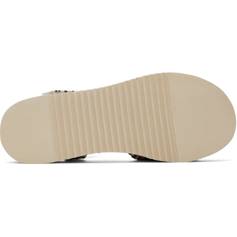 Toms Toms Youth Diana Mini Cheetah Πέδιλο για Κορίτσια - Ανατομικό Μπεζ Πέδιλο Κορίτσι / Sandals Girl 10020610_Youth_Diana_FogFlockedMiniCheetah_BS