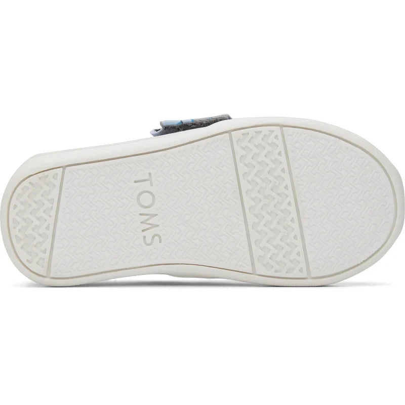 Toms Toms Παιδικές Εσπαντρίγιες με Σκρατς Γκρι Εσπαντρίγιες Αγόρι / Espadrilles Boy 10020626_Tiny_Alpargata_DrizzleGreyGlowInTheDarkGreatWhiteShark_BS