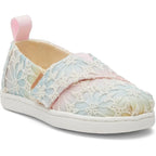 Toms Toms Παιδική Υφασμάτινη Εσπραντρίγια για Κορίτσια Λουλουδάτη Εσπαντρίγιες Κορίτσι / Espadrilles Girl 10020629_Tiny_Alpargata_ParfaitPinkOmbreFloralLace_45