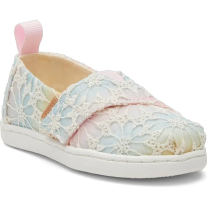 Toms children's fabric espadrille for girls in floral