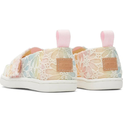 Toms children's fabric espadrille for girls in floral