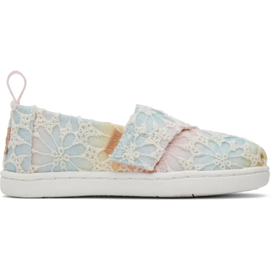 Toms children's fabric espadrille for girls in floral