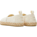 Toms Toms Εφηβικές Ανατομικές Εσπαντρίγιες για Κορίτσια Μπεζ Εσπαντρίγιες Κορίτσι / Espadrilles Girl 10020634_Youth_Alpargata_RopeNaturalUndyedMetallicLinenStripe_B