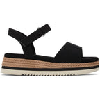 Toms Toms Youth Diana Κορίτσια Ανατομικό Πέδιλο Μαύρο Πέδιλο Κορίτσι / Sandals Girl 10020642_Youth_Diana_BlackCanvas_S