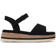 Toms Toms Youth Diana Κορίτσια Ανατομικό Πέδιλο Μαύρο Πέδιλο Κορίτσι / Sandals Girl 10020642_Youth_Diana_BlackCanvas_S