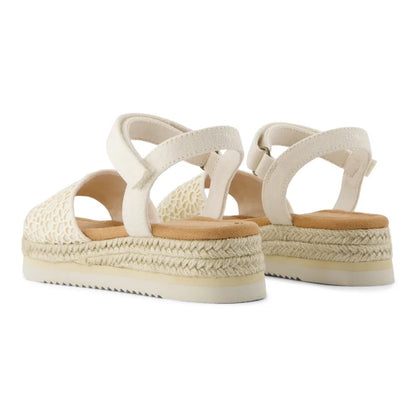 Toms Toms εφηβικό πέδιλο Ανατομικό για Κορίτσια μπέζ Πέδιλο Κορίτσι / Sandals Girl 10022067_Y_Girl_Diana_NaturalMoroccanCrochet_B