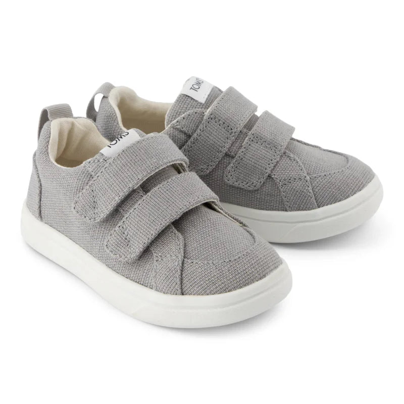 Toms Toms Παιδικά Sneakers Γκρί - Άνεση και Στυλ για Κάθε Μέρα Sneaker Αγόρι / Sneaker Boys 10022096_T_Uni_CruzDoubleStrap_DrizzieGreyHeritageCanvas_F