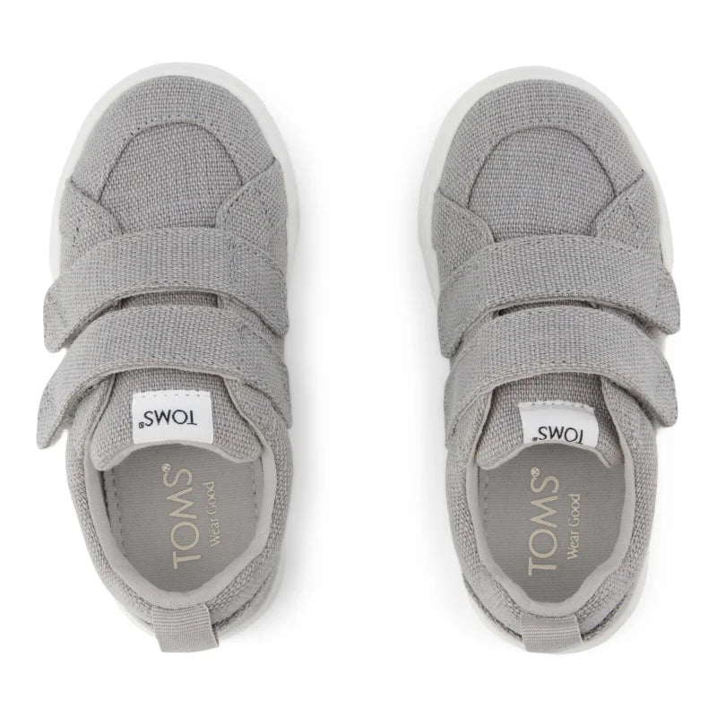 Toms Toms Παιδικά Sneakers Γκρί - Άνεση και Στυλ για Κάθε Μέρα Sneaker Αγόρι / Sneaker Boys 10022096_T_Uni_CruzDoubleStrap_DrizzieGreyHeritageCanvas_T