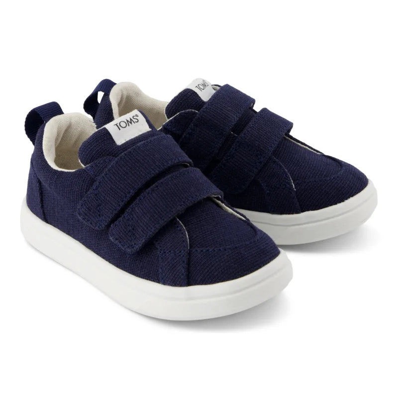 Toms Toms Παιδικά Sneakers Μπλε - Άνεση και Στυλ για τα Παιδιά Sneaker Αγόρι / Sneaker Boys 10022102_T_Uni_CruzDoubleStrap_NavyHeritageCanvas_F