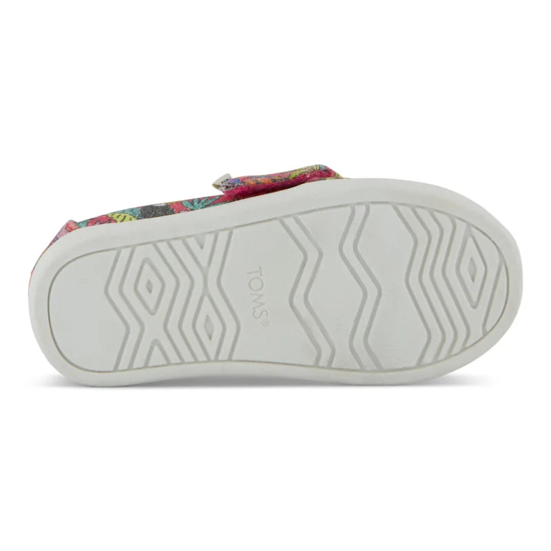 Toms Toms Παιδική Υφασμάτινη Εσπαντρίγια Ροζ Εσπαντρίγιες Κορίτσι / Espadrilles Girl 10022120_T_AlpargataClassic_FuchsiaBirdsofParadisePrint_BS