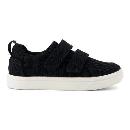 Toms Toms Παιδικά Sneakers Μαύρα - Άνεση και Στυλ Sneaker Αγόρι / Sneaker Boys 10022122_T_CruzDoubleStrap_BlackHeritageCanvas_S