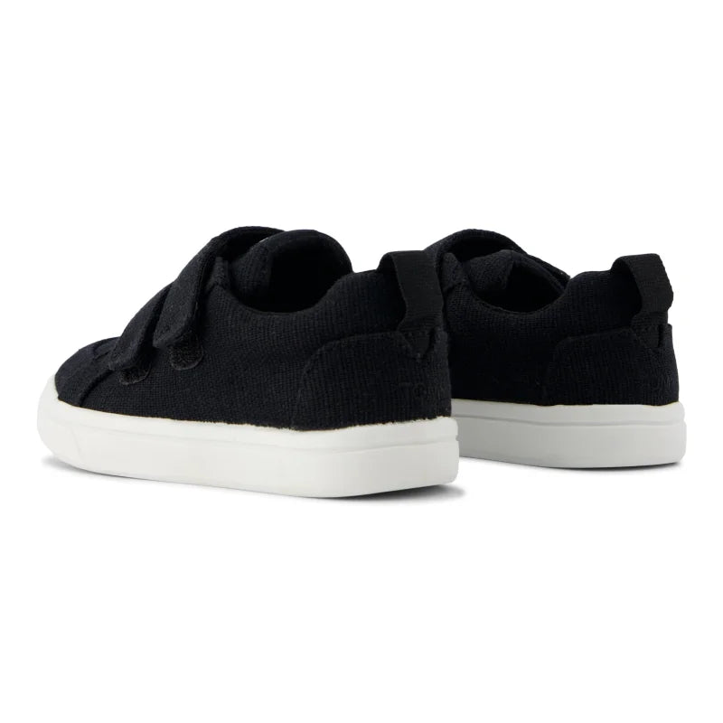 Toms Toms Παιδικά Sneakers Μαύρα - Άνεση και Στυλ Sneaker Αγόρι / Sneaker Boys 10022122_T_Uni_CruzDoubleStrap_BlackHeritageCanvas_B