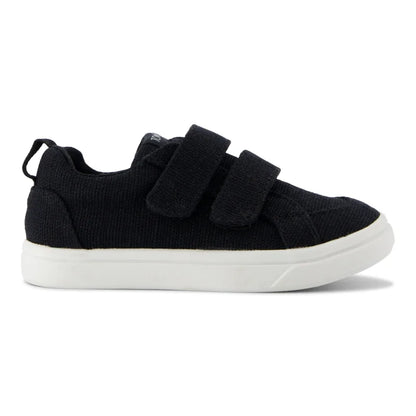 Toms Toms Παιδικά Sneakers Μαύρα - Άνεση και Στυλ Sneaker Αγόρι / Sneaker Boys 10022122_T_Uni_CruzDoubleStrap_BlackHeritageCanvas_S