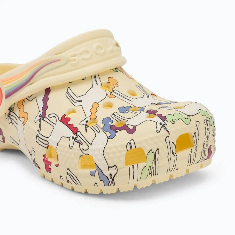 Crocs Crocs 212515-7CJ Classic Unicorn Graphic Clog T Παιδικά Σαμπό Κίτρινα Θαλάσσης Κορίτσι / Beachwear Girl 198445364167_29