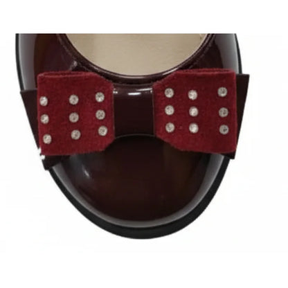 Ricco Ricco Παιδικές Ελληνικές Δερμάτινές Μπαλαρίνες Χειροποίητες Ανατομικές για Κορίτσια Μπορντό Μπαρέτα/ Ballerina / Flat Shoes Girl 1_7b8fe2e8-b0a7-4bd4-9602-853ed6b20ba5