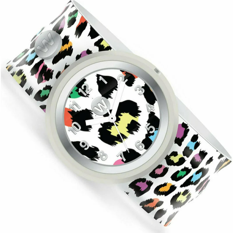 Watchitude Watchitude Leopard Camo Παιδικό Αναλογικό Ρολόι με Λουράκι από Καουτσούκ/Πλαστικό Πολύχρωμο Παιδικα Ρολόγια / Watches 20220803115709_watchitude_paidiko_roloi_me_kaoutsouk_plastiko_louraki_polychromo_leopard_camo_wtd_282