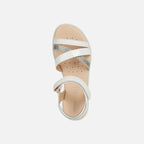 Geox Geox Παιδικά Πέδιλα Karly Ανατομικά Λευκά Πέδιλο Κορίτσι / Sandals Girl 20230228153545_1d7098f2