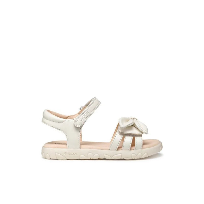 Geox Geox Παιδικά Πέδιλα Λευκό - Άνεση και Στυλ Πέδιλο Κορίτσι / Sandals Girl 20250204164716_geox_paidika_pedila_mpez_j558za000nfc1000