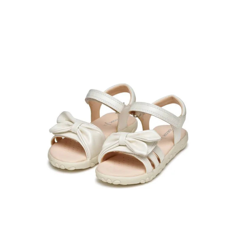 Geox Geox Παιδικά Πέδιλα Λευκό - Άνεση και Στυλ Πέδιλο Κορίτσι / Sandals Girl 20250204164724_74f7b22f