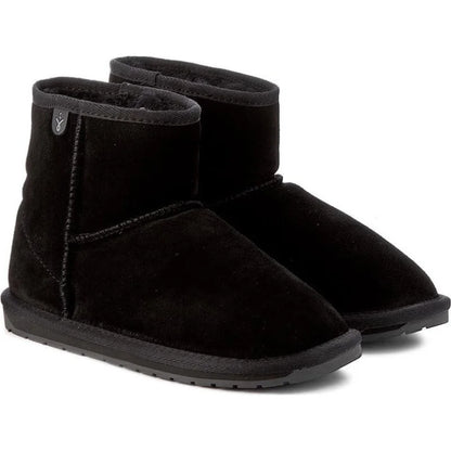Emu Australia EMU Australia Wallaby Mini Suede Παιδικά Μποτάκια Χιονιού Μαύρα Χιονιού Κορίτσι / Snowboots Girl 20250612233907_e1cc8e0b