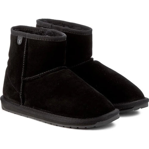Emu Australia EMU Australia Wallaby Mini Suede Παιδικά Μποτάκια Χιονιού Μαύρα Χιονιού Κορίτσι / Snowboots Girl 20250612233907_e1cc8e0b