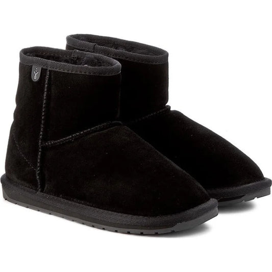 Emu Australia EMU Australia Wallaby Mini Suede Παιδικά Μποτάκια Χιονιού Μαύρα Χιονιού Κορίτσι / Snowboots Girl 20250612233907_e1cc8e0b