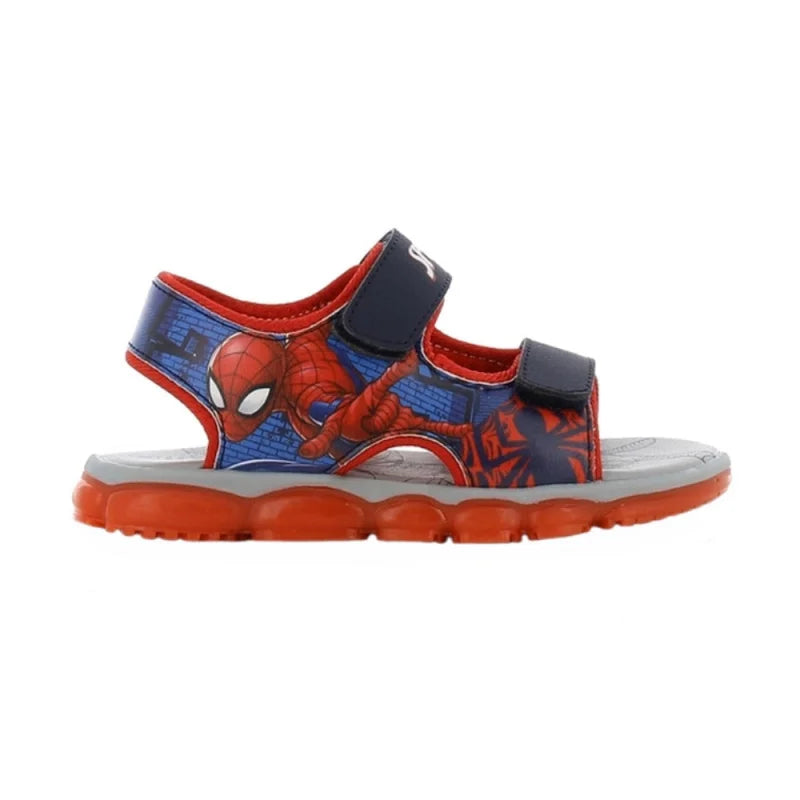 Leomil Spiderman Παιδικά Ανατομικά Πέδιλα για Αγόρια με Φωτάκια - Μπλέ Πέδιλο Αγόρι Φωτάκια / Sandal Boy Lights 20250915164347_disney_paidika_pedila_me_skrats_fotakia_mple