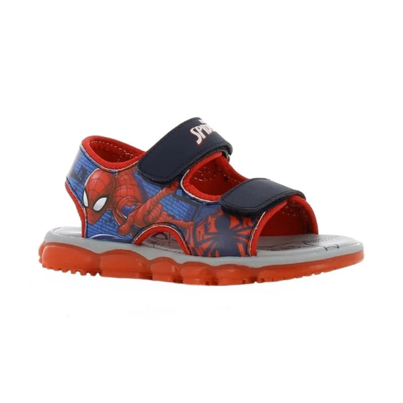 Leomil Spiderman Παιδικά Ανατομικά Πέδιλα για Αγόρια με Φωτάκια - Μπλέ Πέδιλο Αγόρι Φωτάκια / Sandal Boy Lights 20250915164352_eeafd6e1